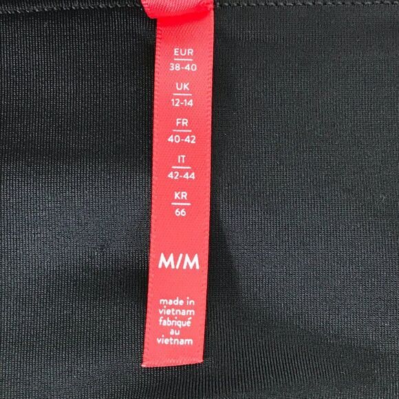 Spanx Velvet Leggings Women's Size Medium Black Ankle Stretch Shapewear Shaping - Picture 8 of 11